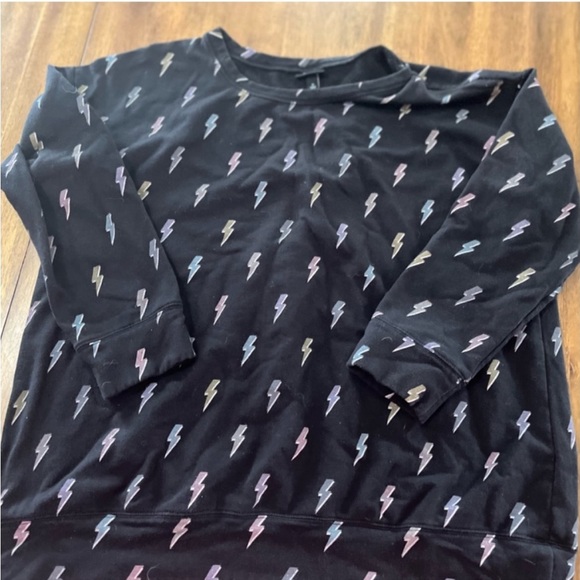 Torrid sweatshirt Active core bolts Black Multi 0 - Picture 2 of 4